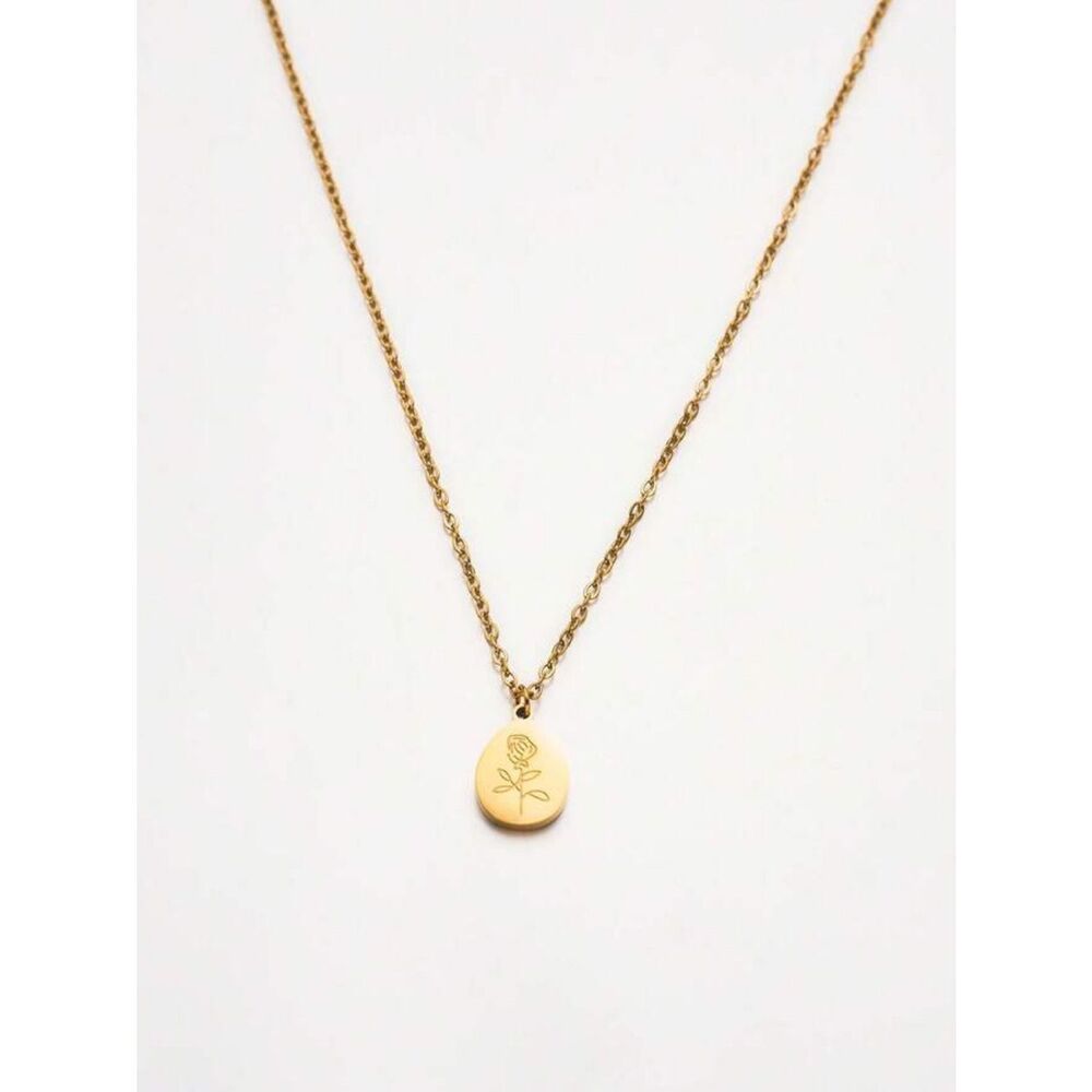 Rose Pendant Necklace #2542